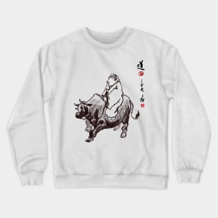Laozi Riding Ox (normal way) Crewneck Sweatshirt